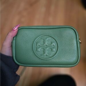 Tory Burch Sage Green Crossbody Camera Bag